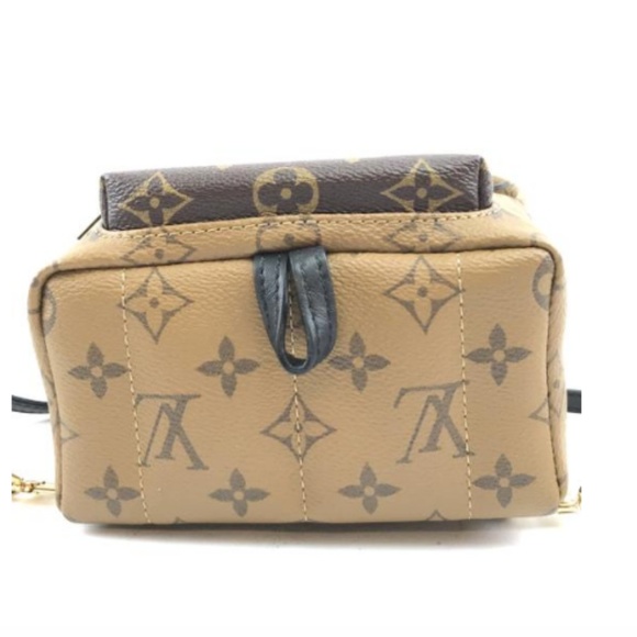 Palm Spring Mini Two  Reverse Canvas Backpack - Picture 4 of 8